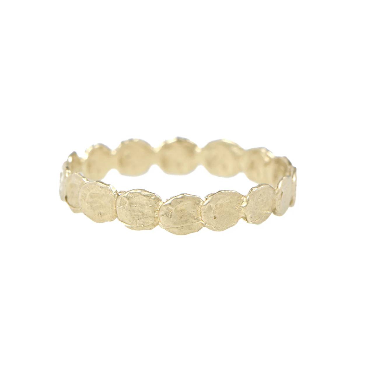 14k Small Flakes Band