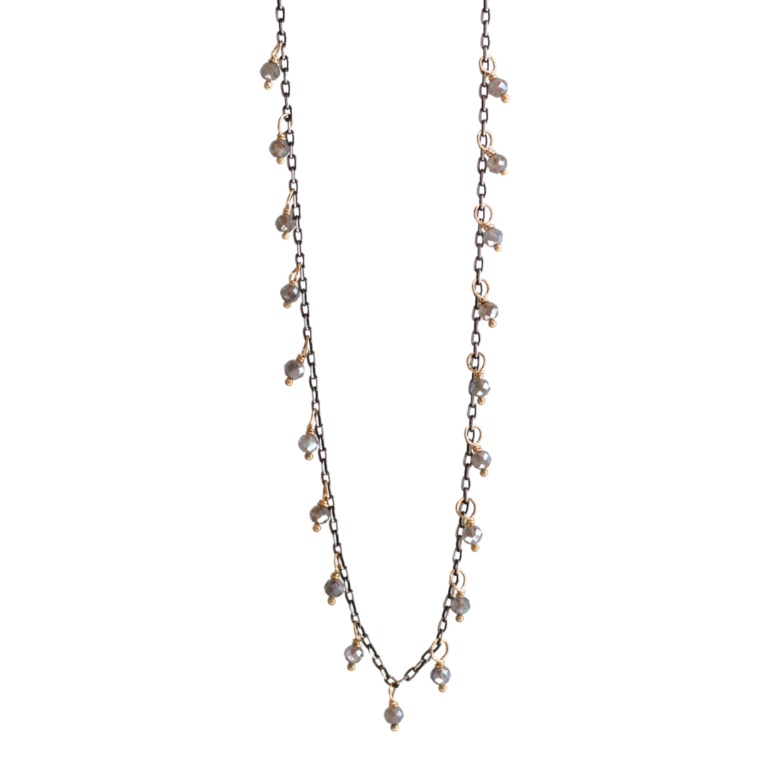 Labradorite Dangle Necklace