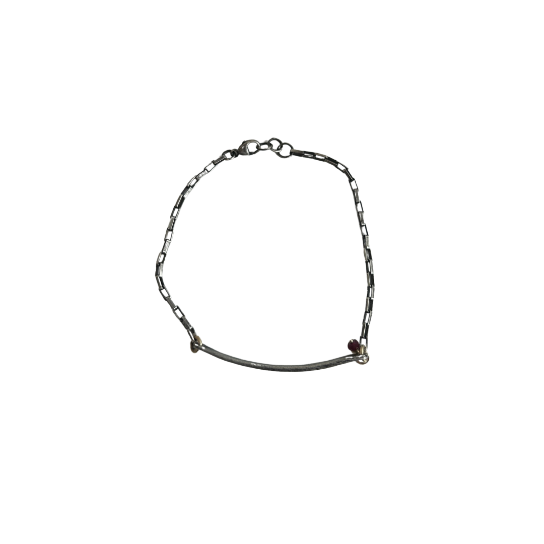 Silver Pure Strength Bracelet