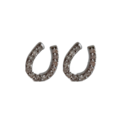 Horseshoe Diamond Studs