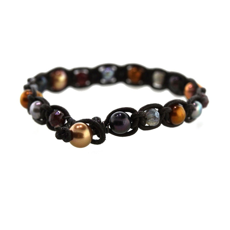 Gemstone & Pearl Bracelet - Rebecca Lankford Designs