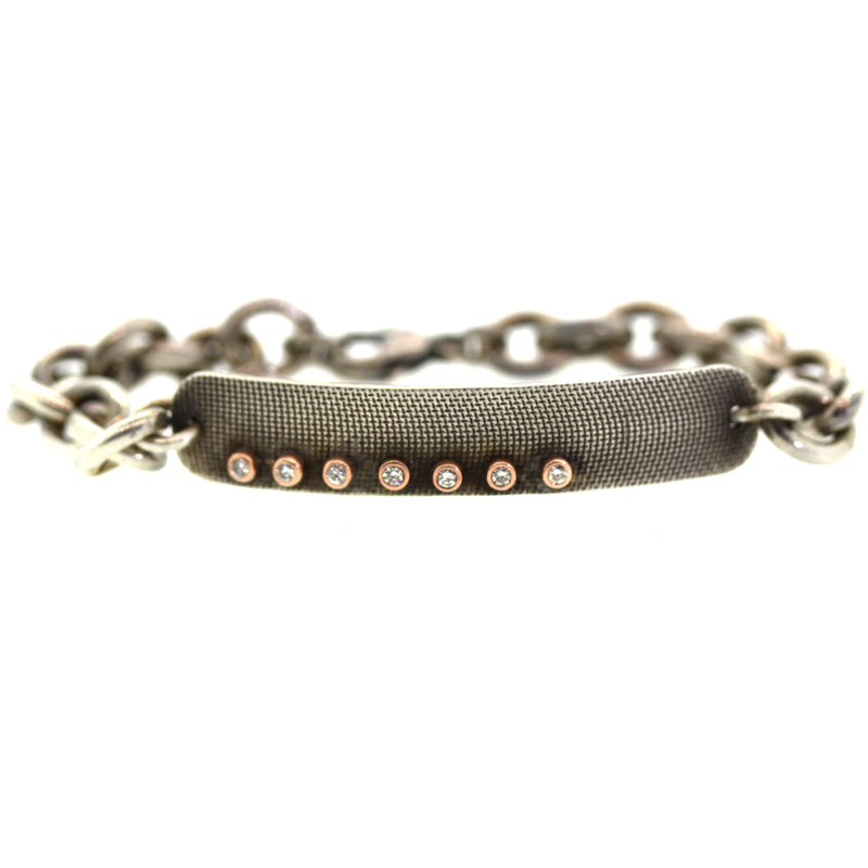 7 Diamond ID Bracelet  - Rebecca Lankford Designs - Houston, TX