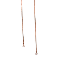 Textured Bar & Diamond Dangle Earring