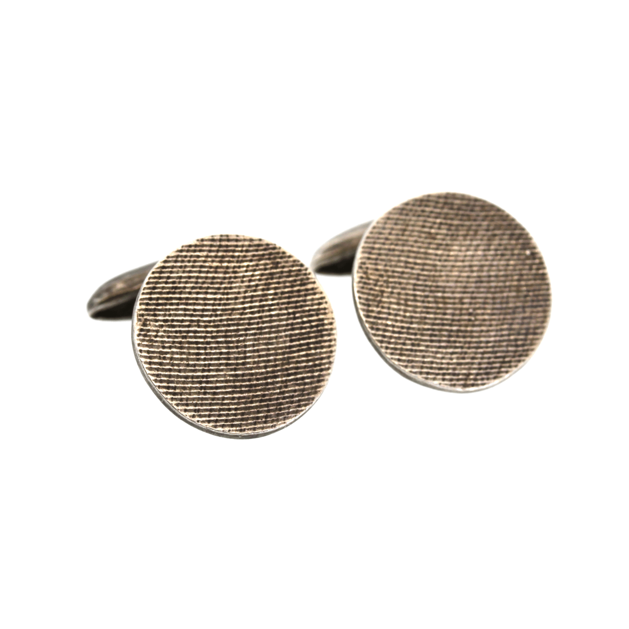 Textured Sterling Silver Cufflinks - Rebecca Lankford Designs