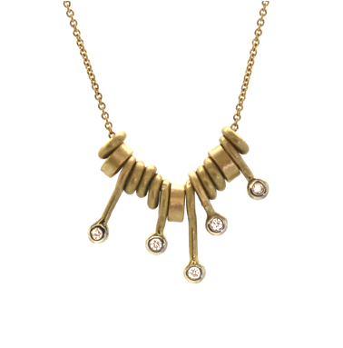 Charming Gold Stick Necklace