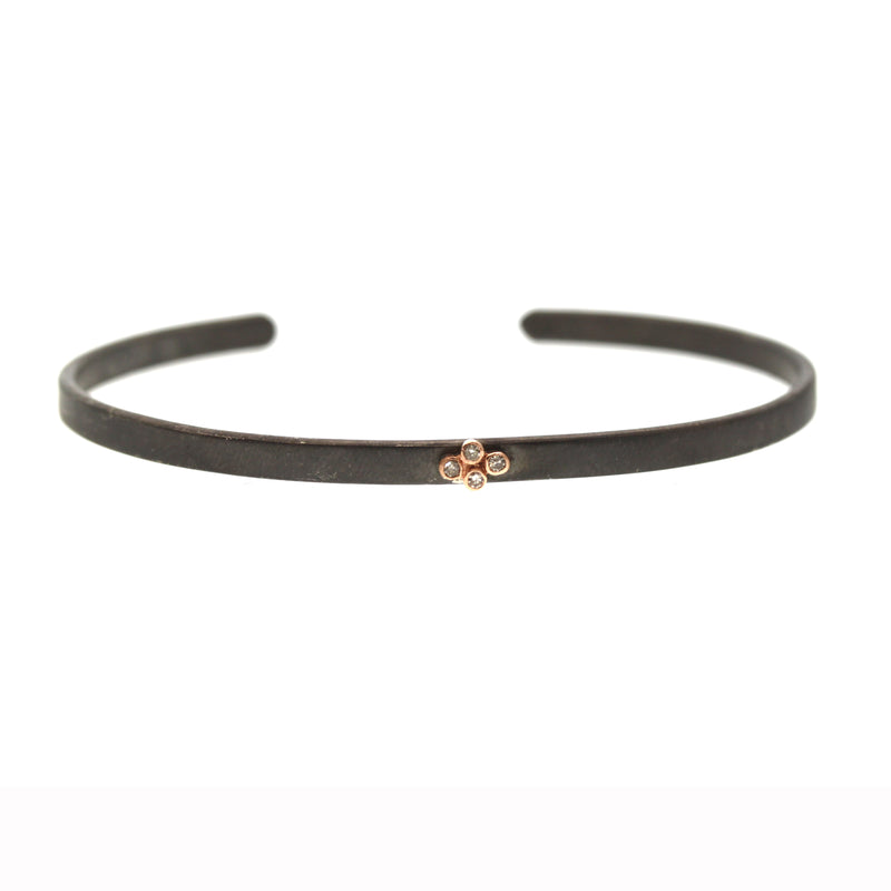 Rose Clover Cuff Bracelet - Rebecca Lankford Designs - Houston, TX