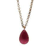 Chunky Ruby Necklace- Rebecca Lankford Designs - Houston, TX
