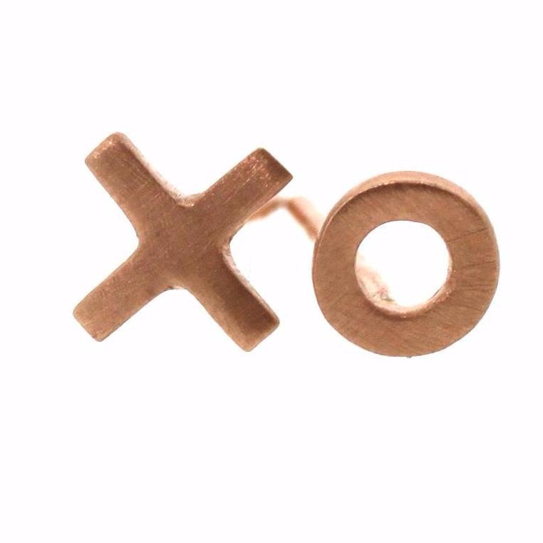 "XO" Stud Earrings -Rebecca Lankford Designs - Houston, TX