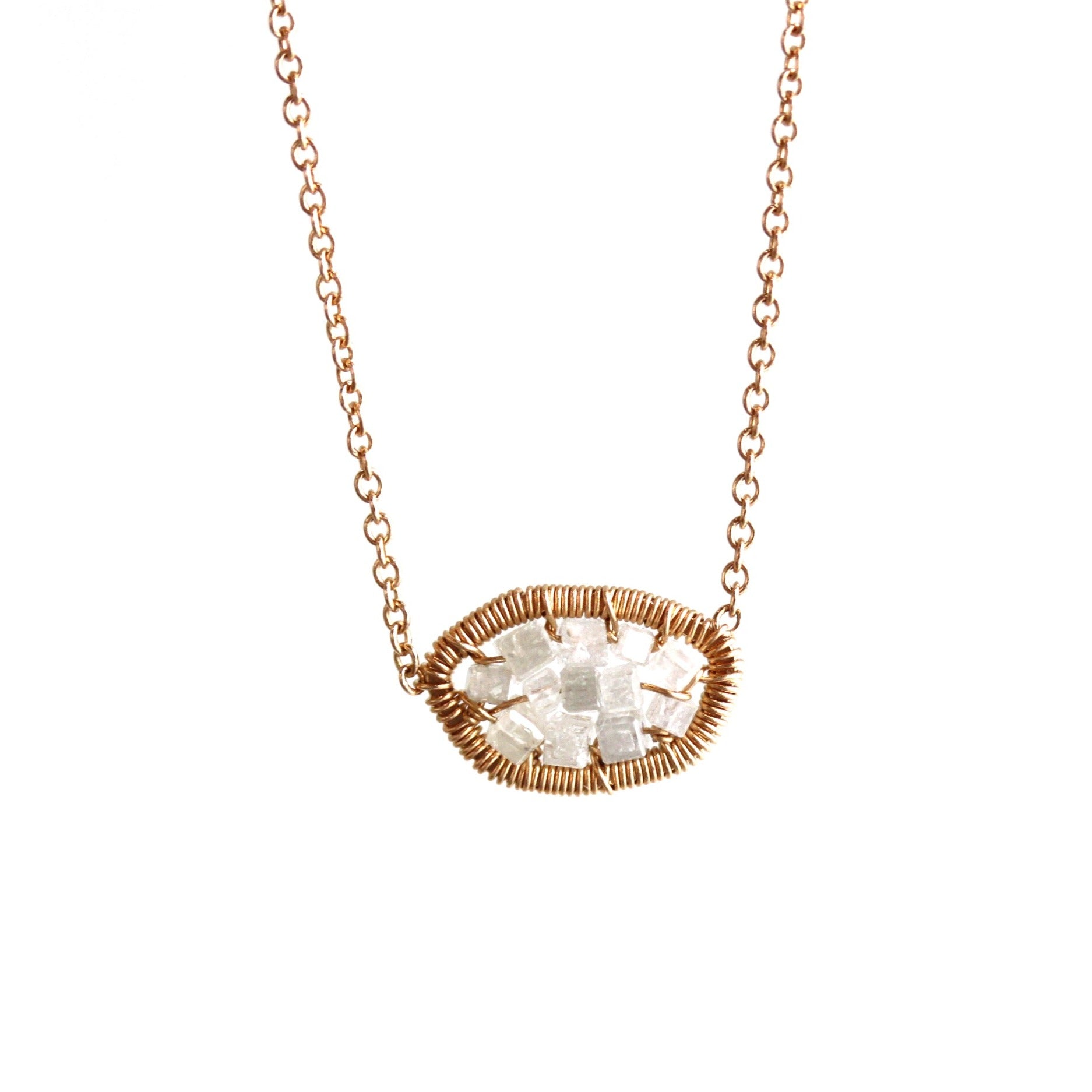 Grey Diamond Twinkle Necklace