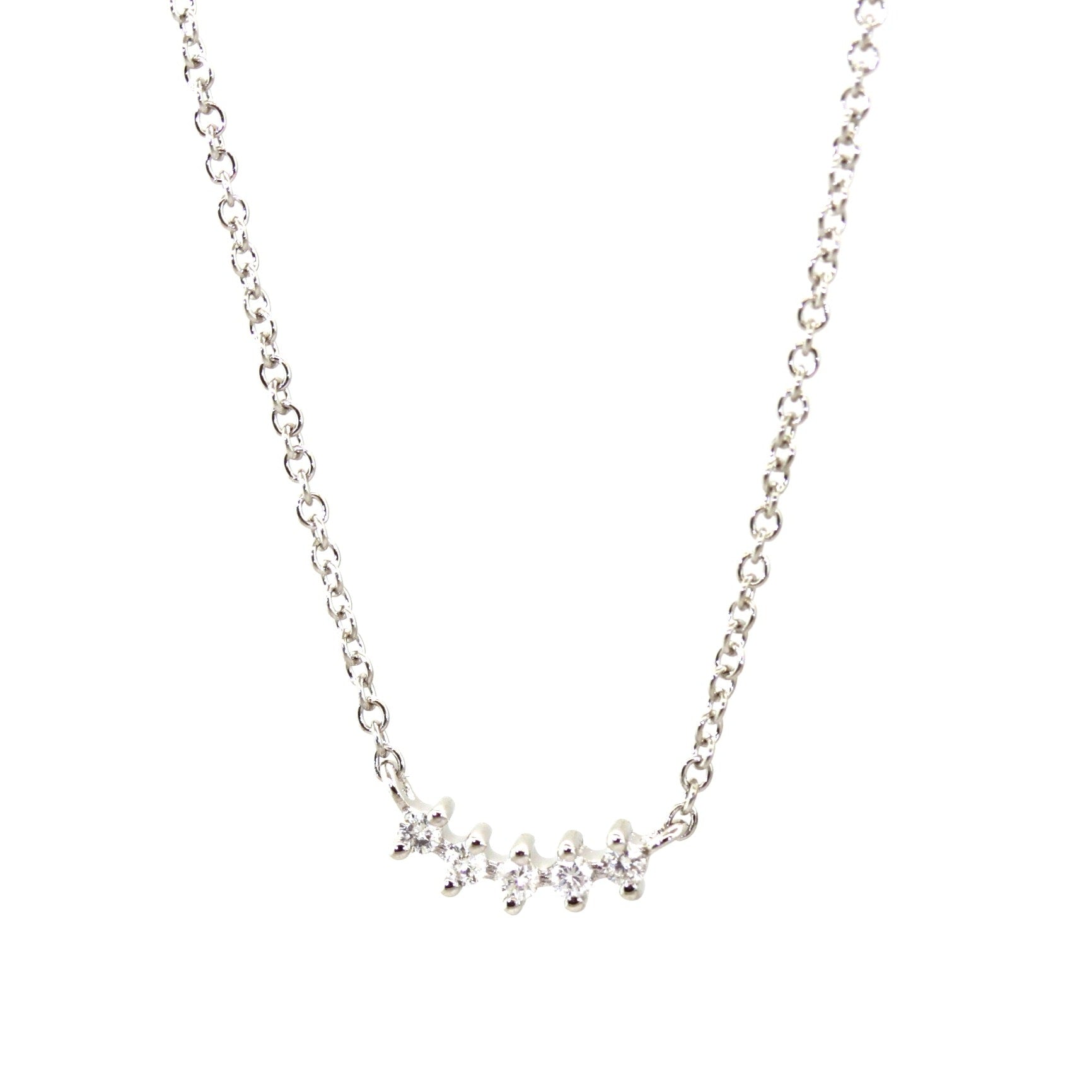 Gorgeous Big American Diamond Necklace Set | Suniva's Fashion