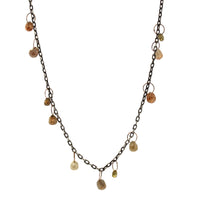 Raw Diamond Dangle Necklace