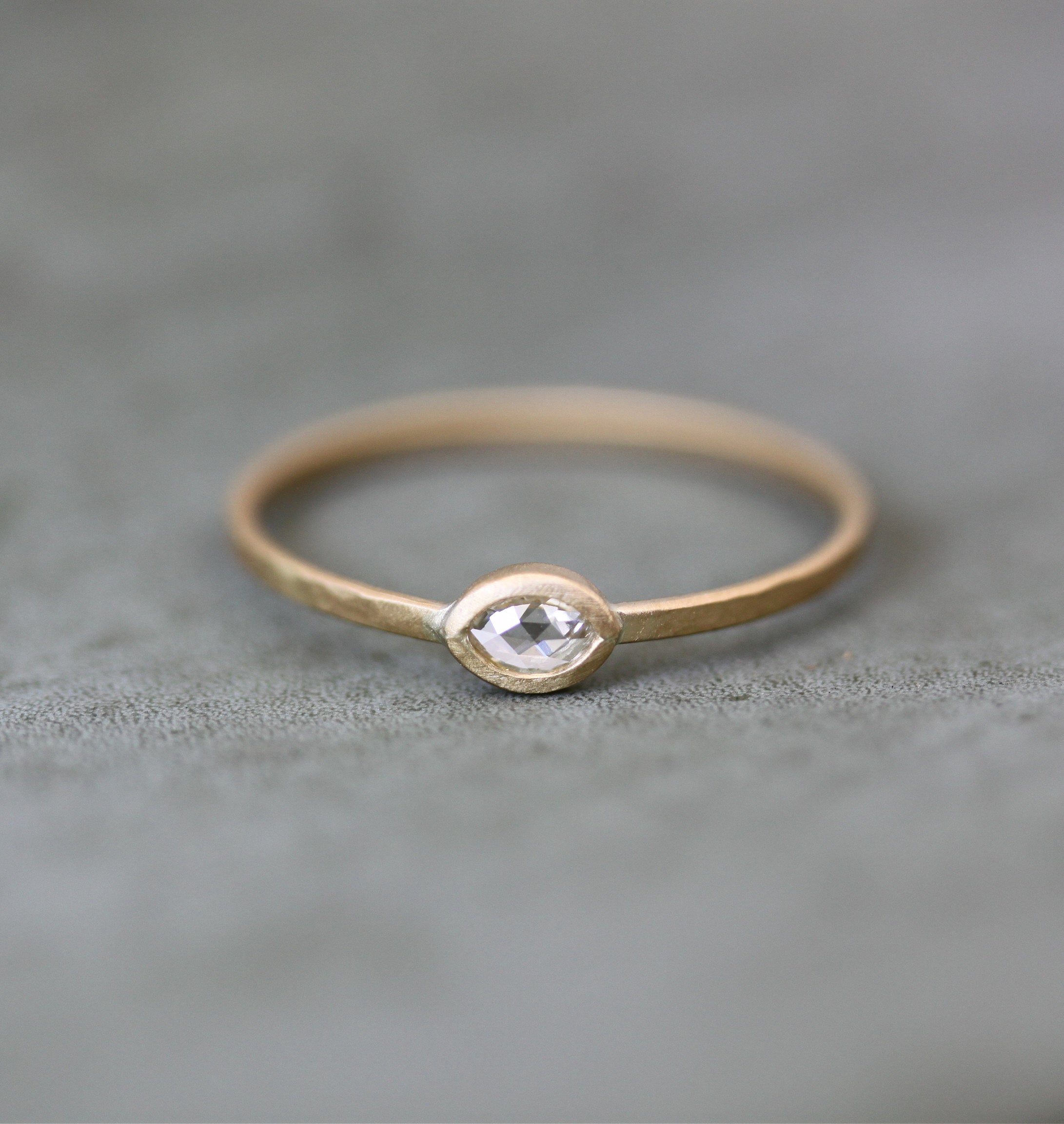 Marquise Rosecut Diamond Ring