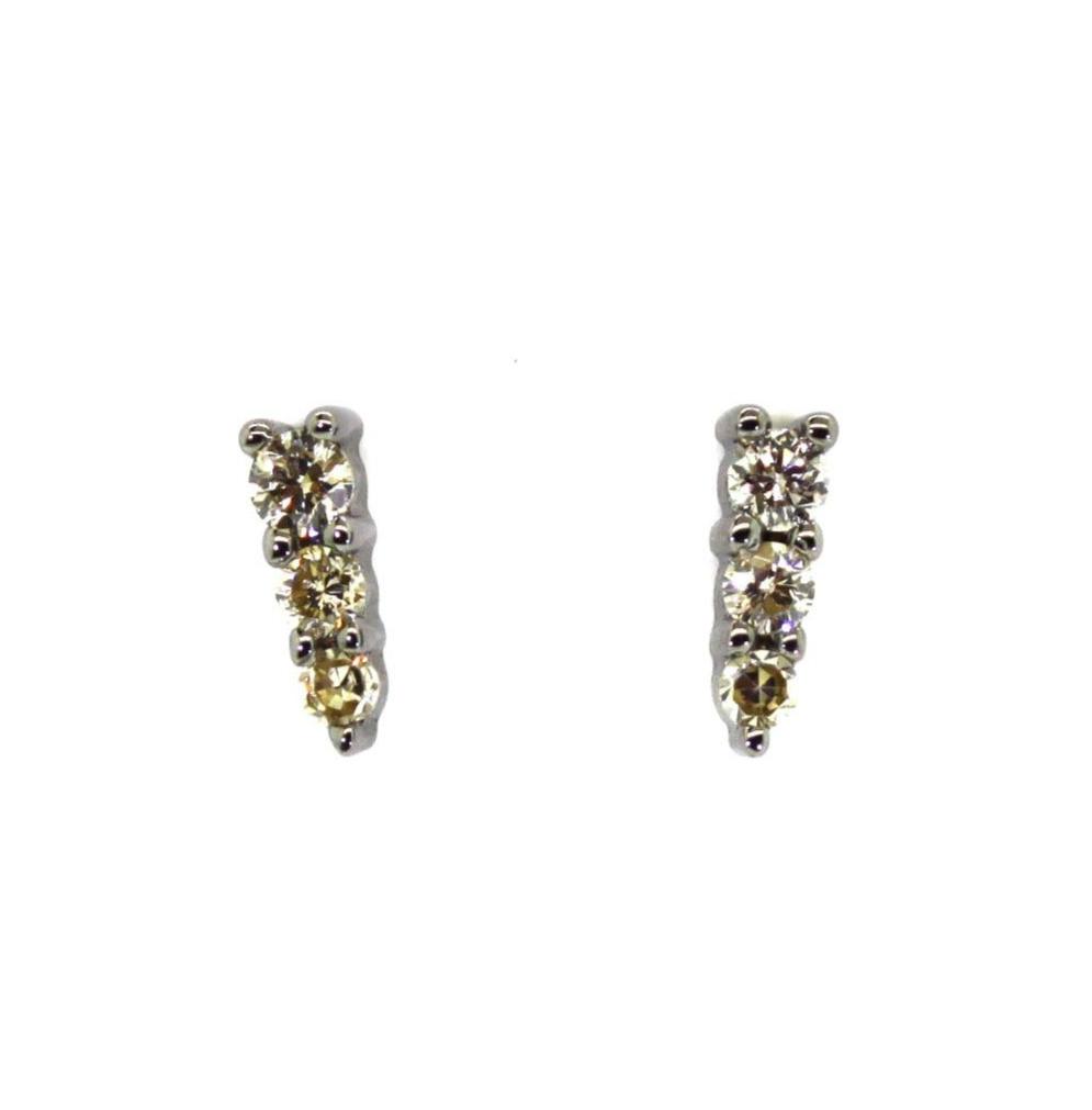 Silver Spike Studs