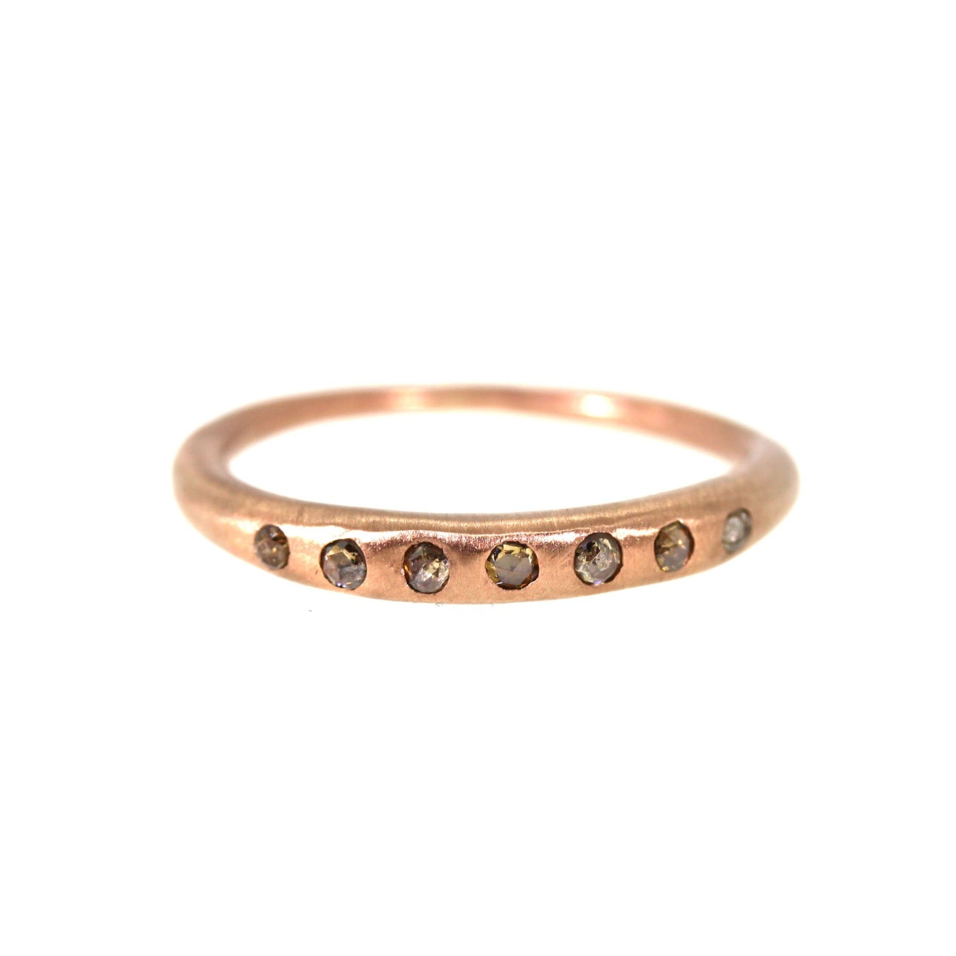 Champagne Diamond Dome Ring