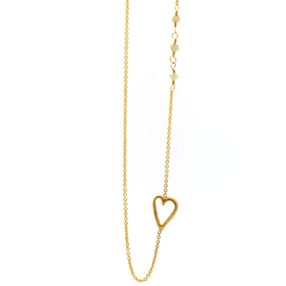 Raw Diamond Love Necklace - Rebecca Lankford Designs