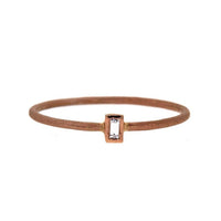 Baby Baguette Diamond Ring