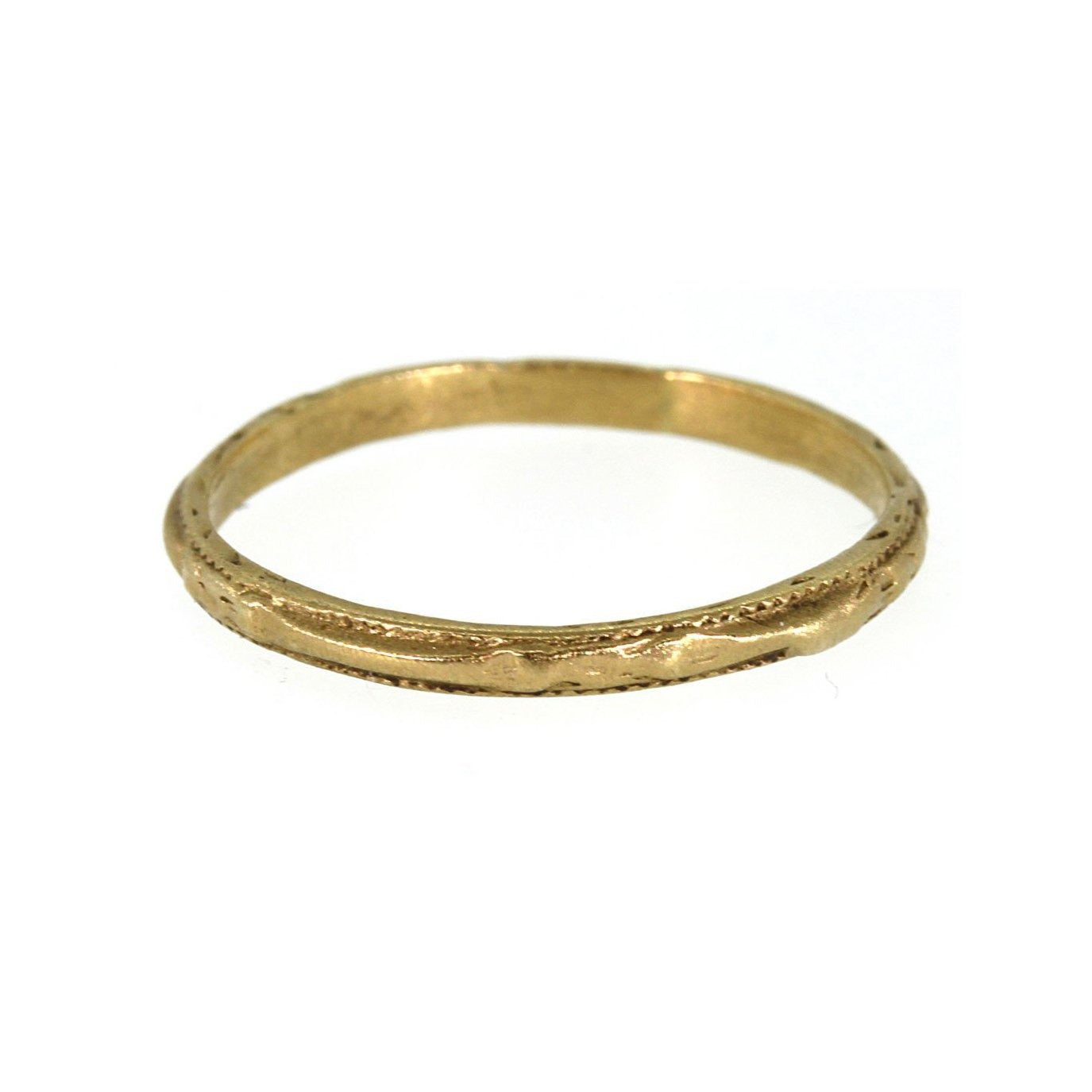 Gold Antique Band | Antique Gold Ring
