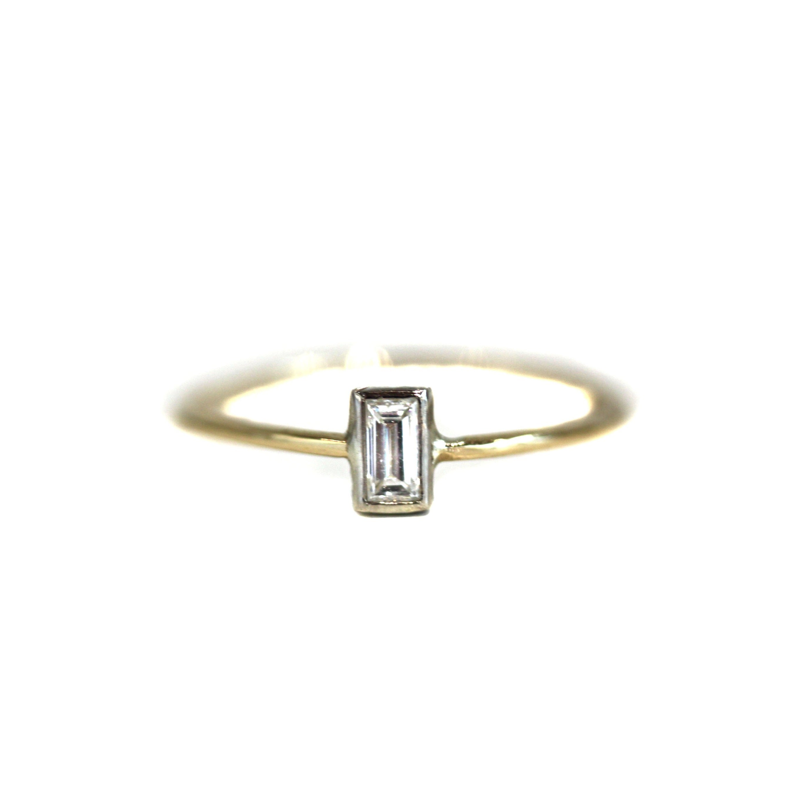 East West Baguette Diamond Ring