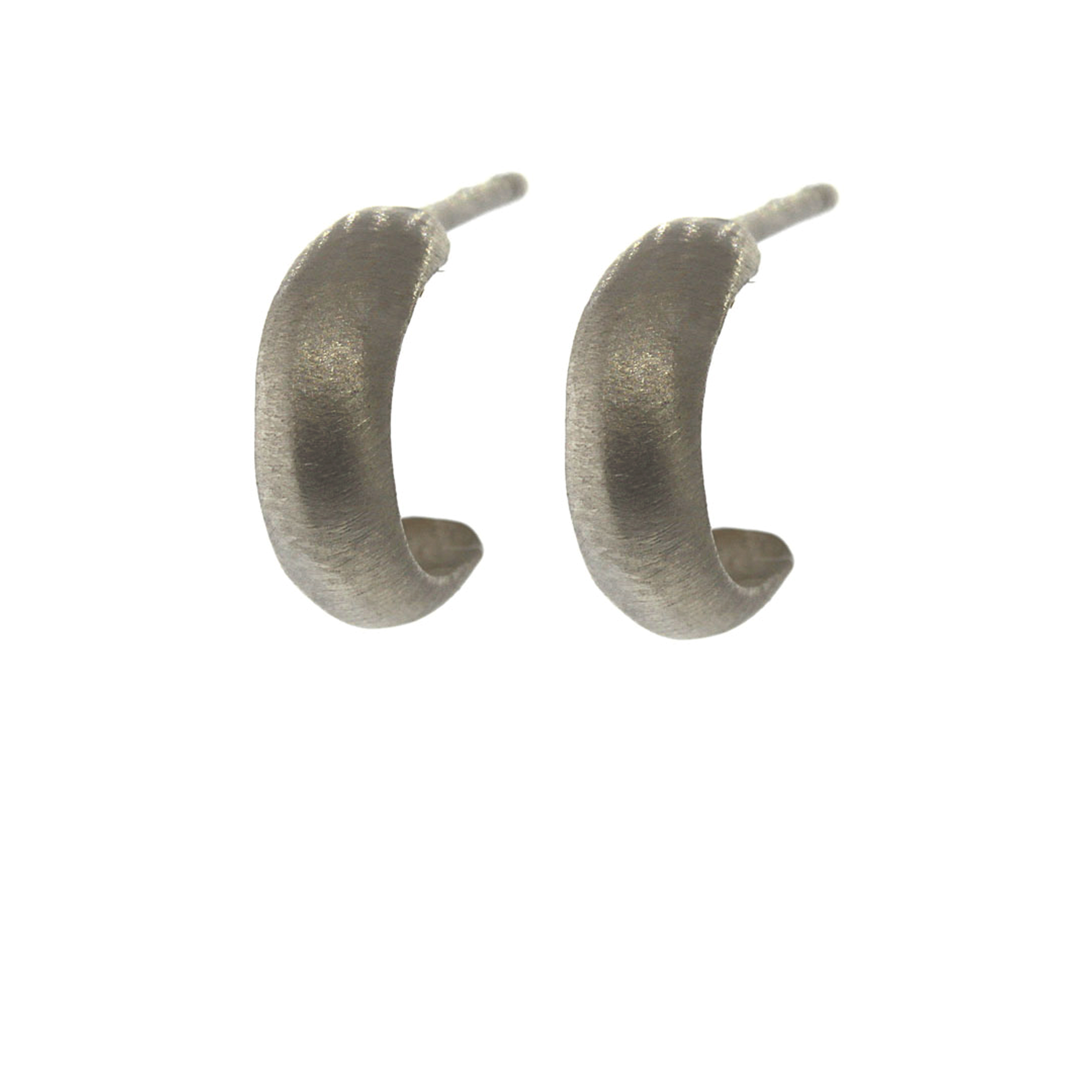 Silver Cuff Hoop Earrings -Rebecca Lankford Designs - Houston, TX