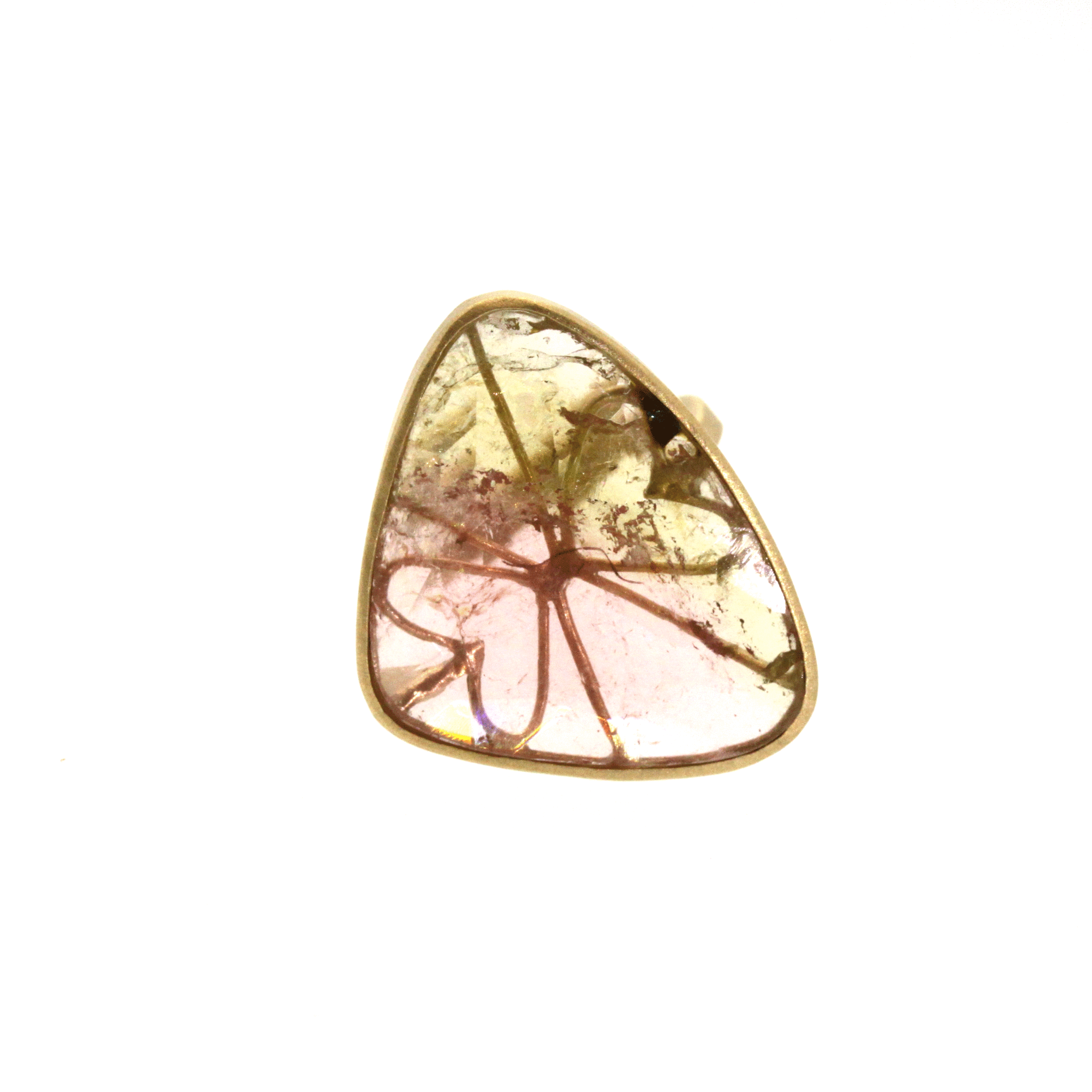 Watermelon Tourmaline Ring - Gemstone Ring - Rebecca Lankford Designs