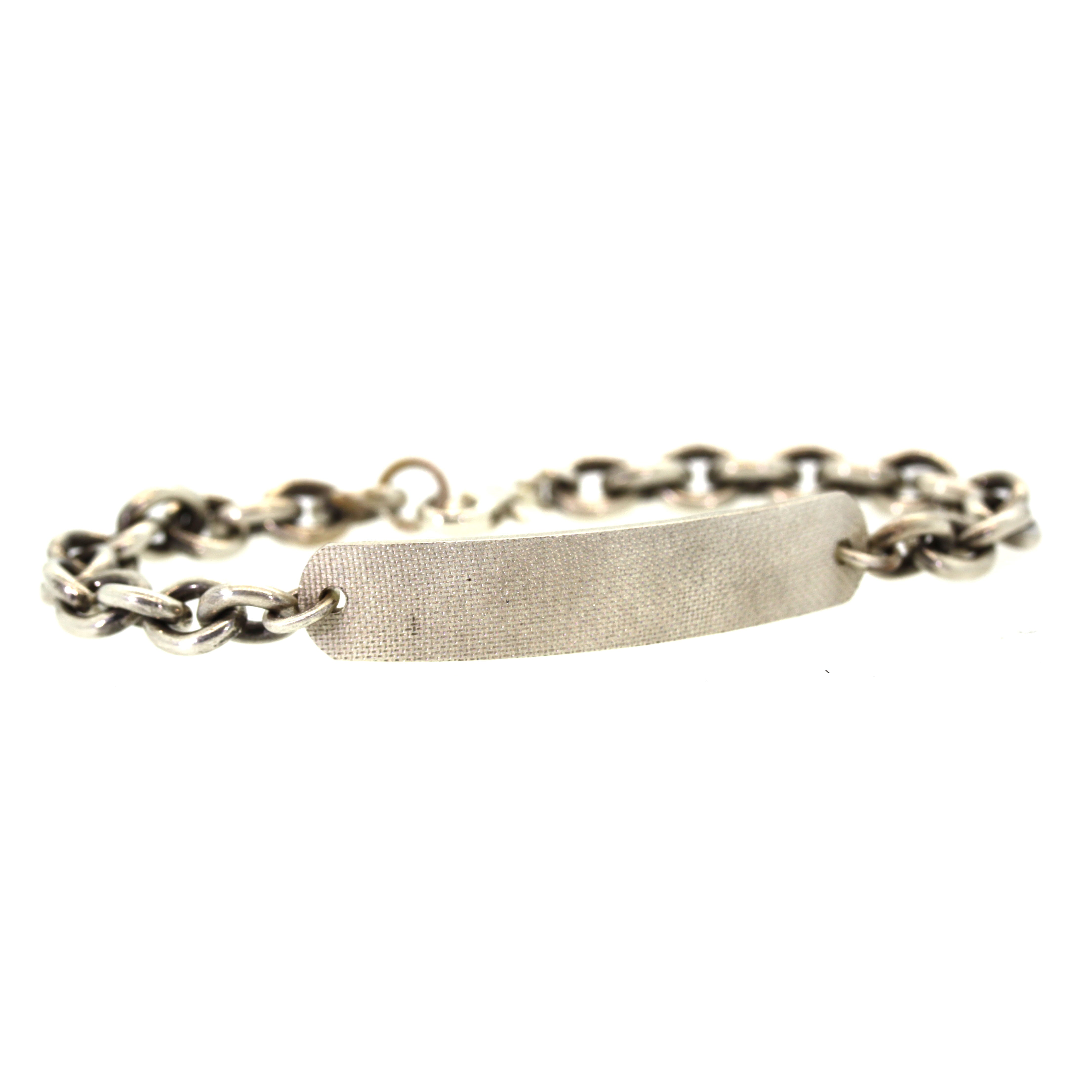 Chunky Silver Bar Bracelet - men's Jewelry - Rebecca Lankford Designs